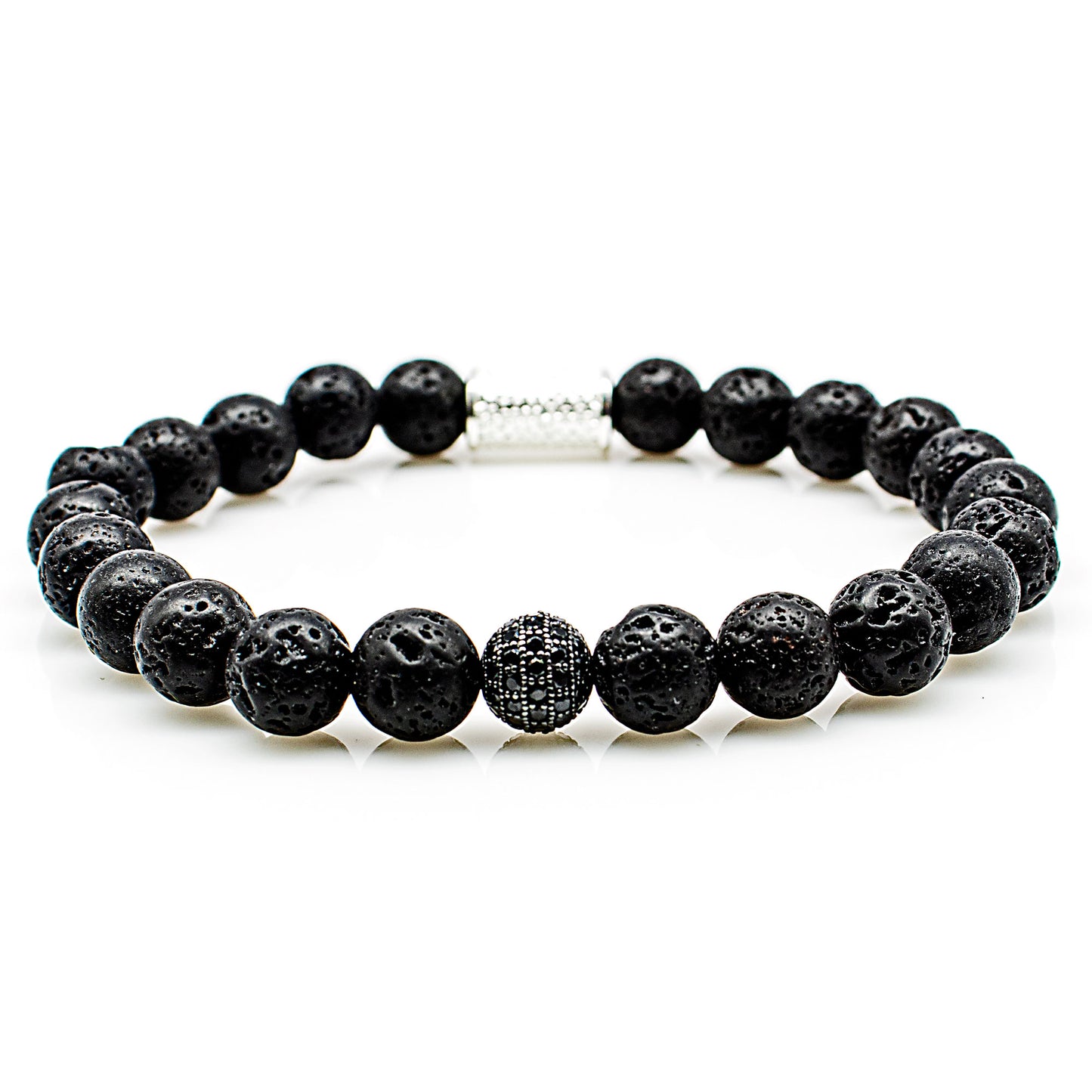 Lava Perlen Royal Beads 925 Sterling Silber