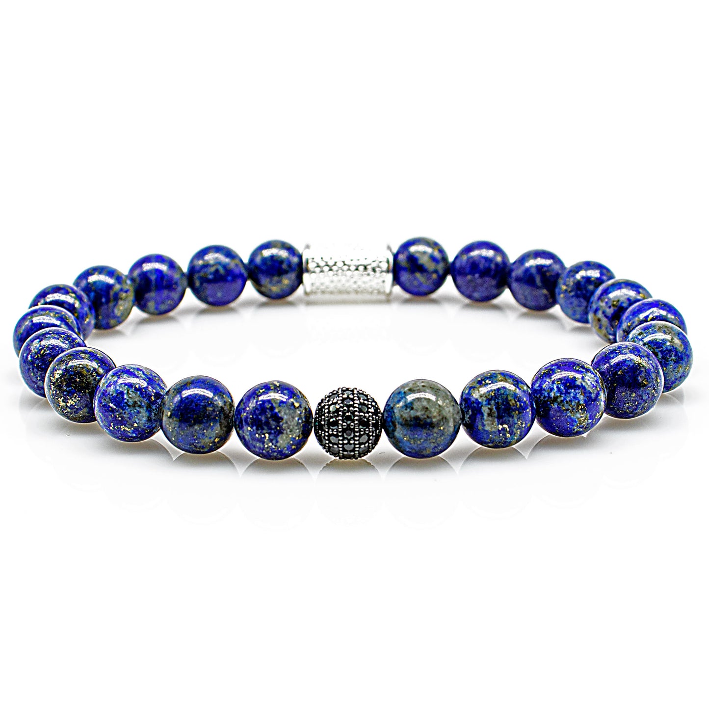 Lapislazuli Perlen Royal Beads 925 Sterling Silber