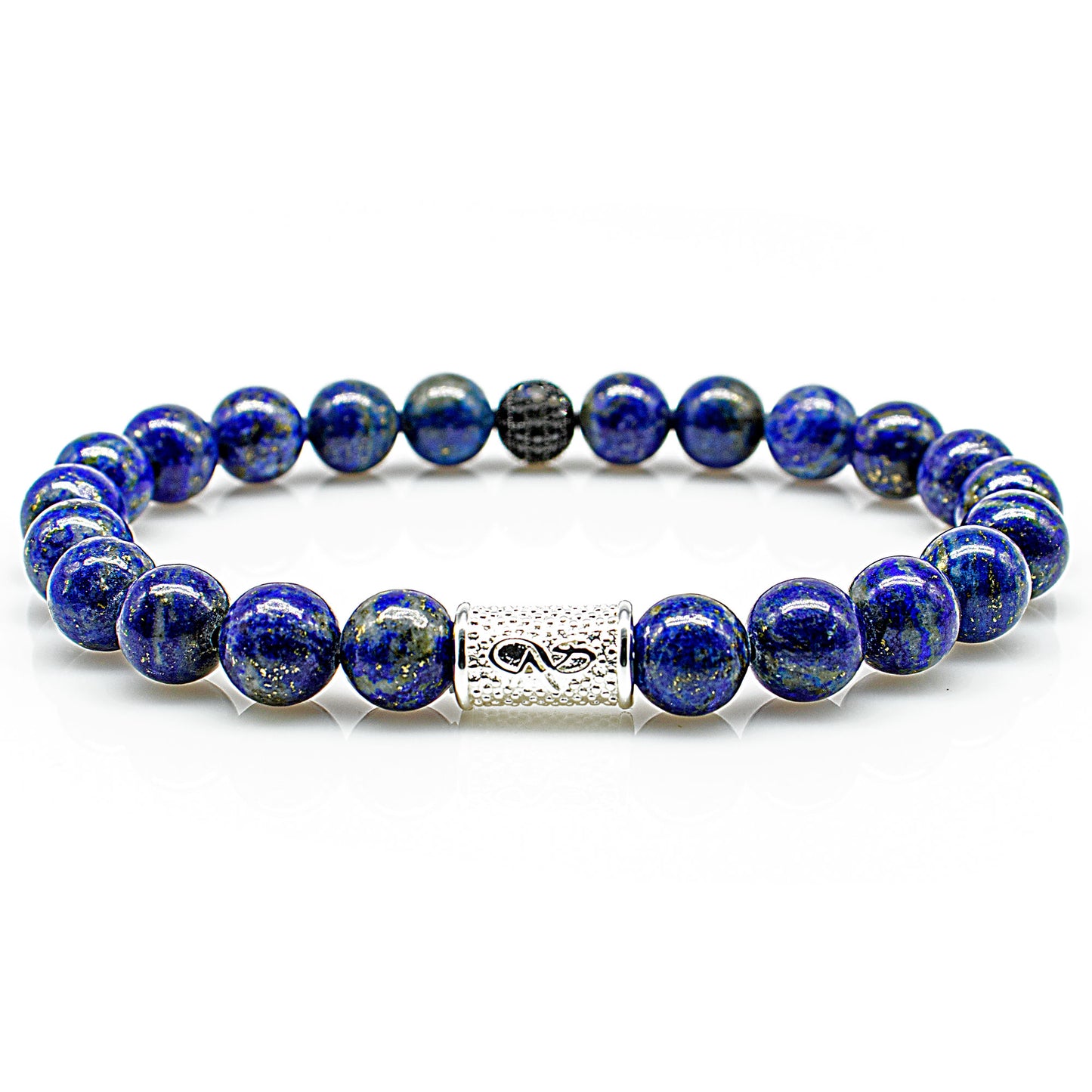 Lapislazuli Perlen Royal Beads 925 Sterling Silber