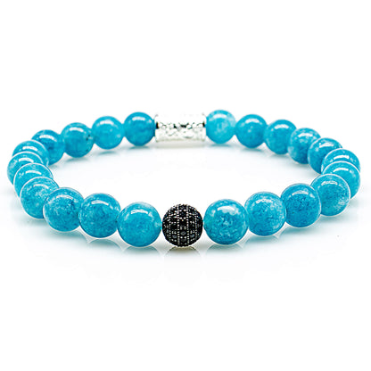 Amazonite Perlen Royal Beads 925 Sterling Silber