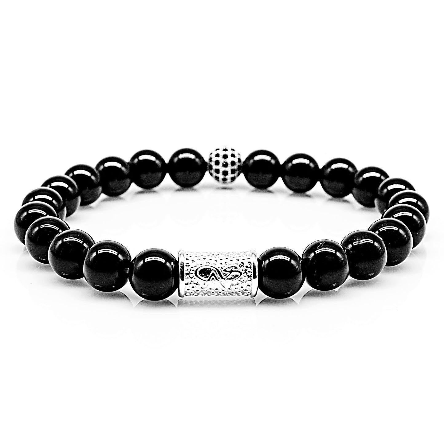 Onyx Perlen Royal Beads 925 Sterling Silber