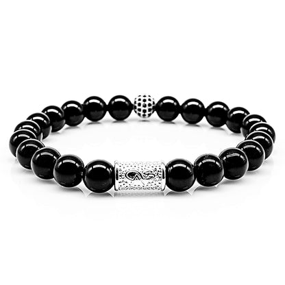 Onyx Perlen Royal Beads 925 Sterling Silber