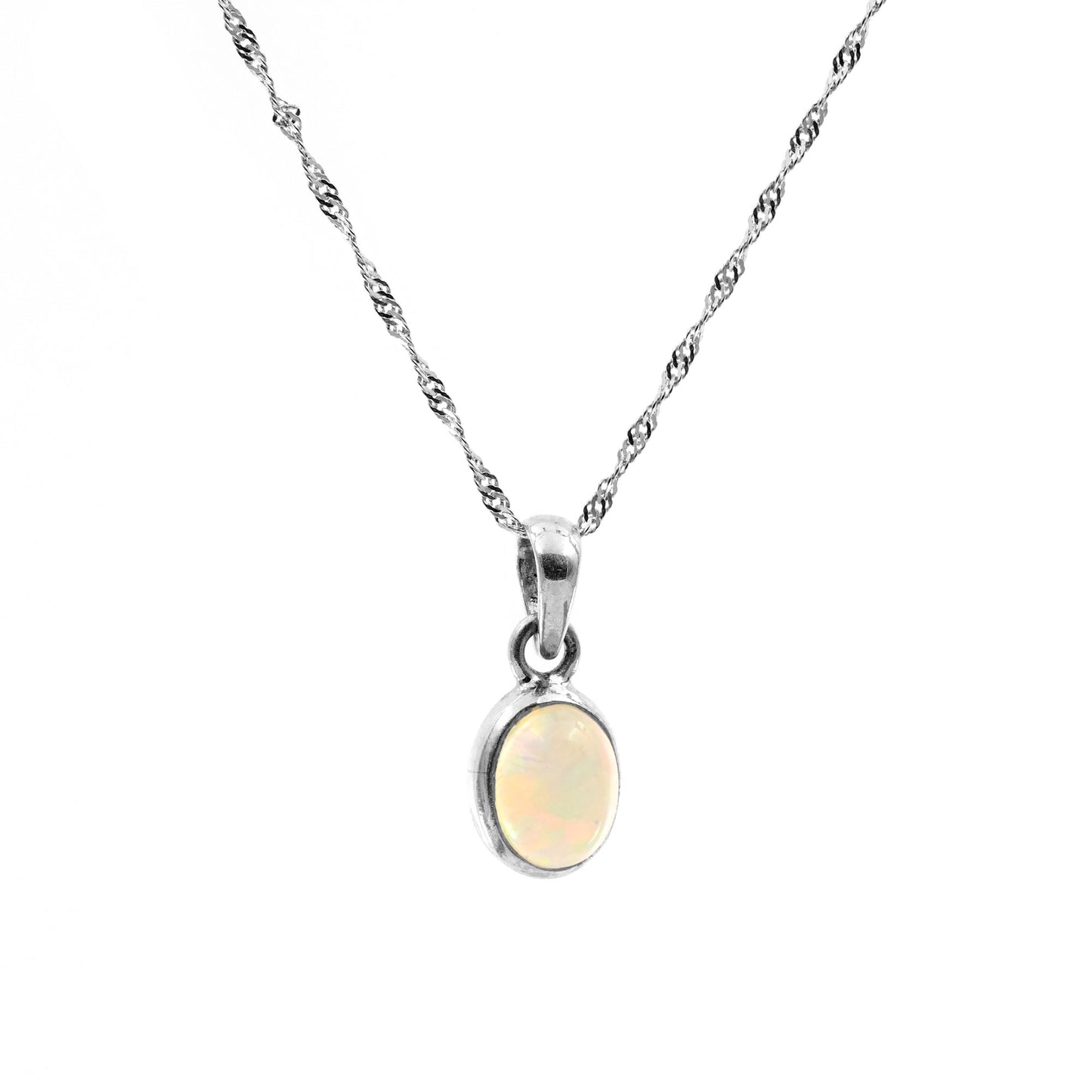 Äthiopischer Opal 925 Sterling Silber Anhänger