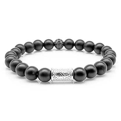 Onyx Perlen Matt Royal Beads 925 Sterling Silber