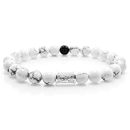 Howlith Perlen Royal Beads 925 Sterling Silber