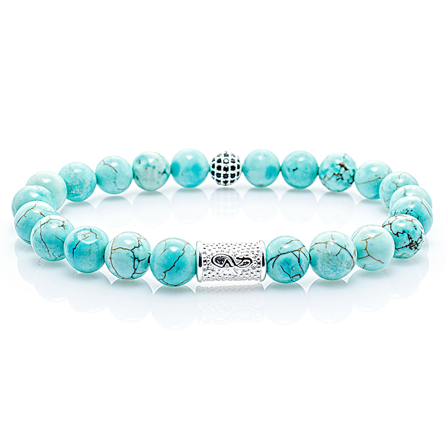 Türkis Perlen Royal Beads 925 Sterling Silber