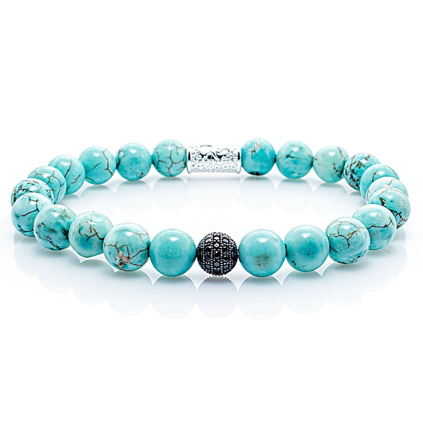 Türkis Perlen Royal Beads 925 Sterling Silber