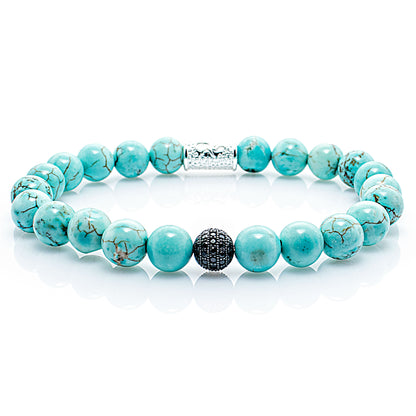 Türkis Perlen Royal Beads 925 Sterling Silber