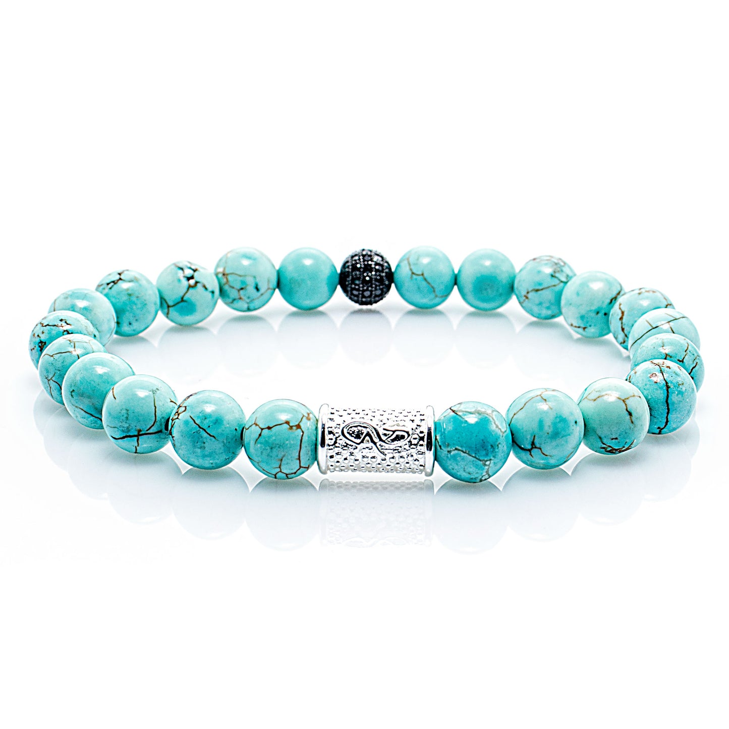 Türkis Perlen Royal Beads 925 Sterling Silber