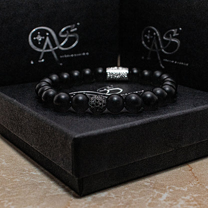 Onyx Perlen Matt Royal Beads 925 Sterling Silber