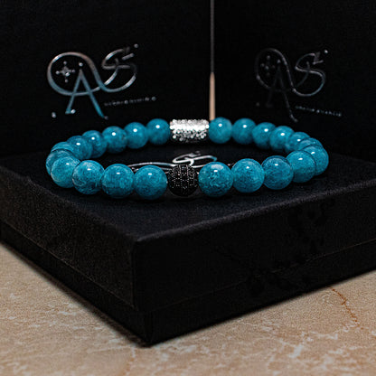 Amazonite Perlen Royal Beads 925 Sterling Silber