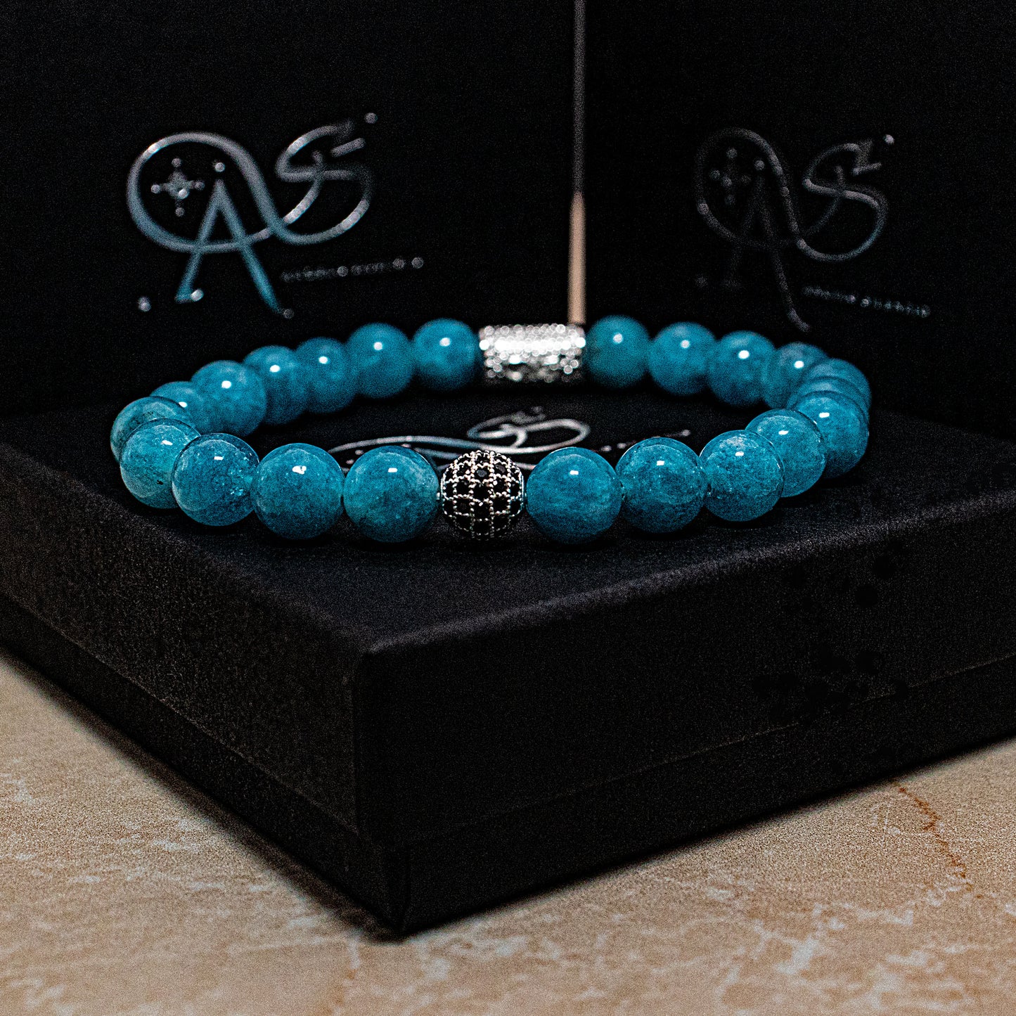 Amazonite Perlen Royal Beads 925 Sterling Silber