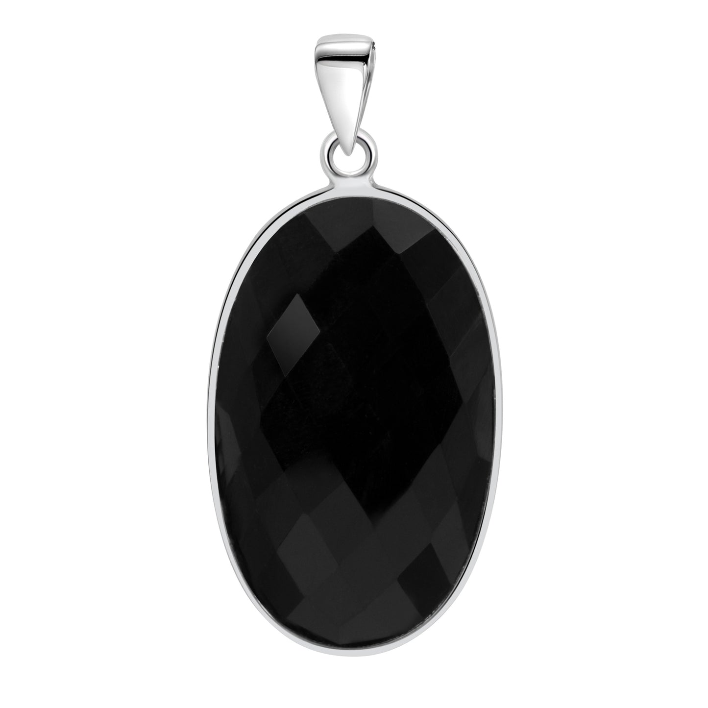 Onyx 925 Sterling Silber Anhänger