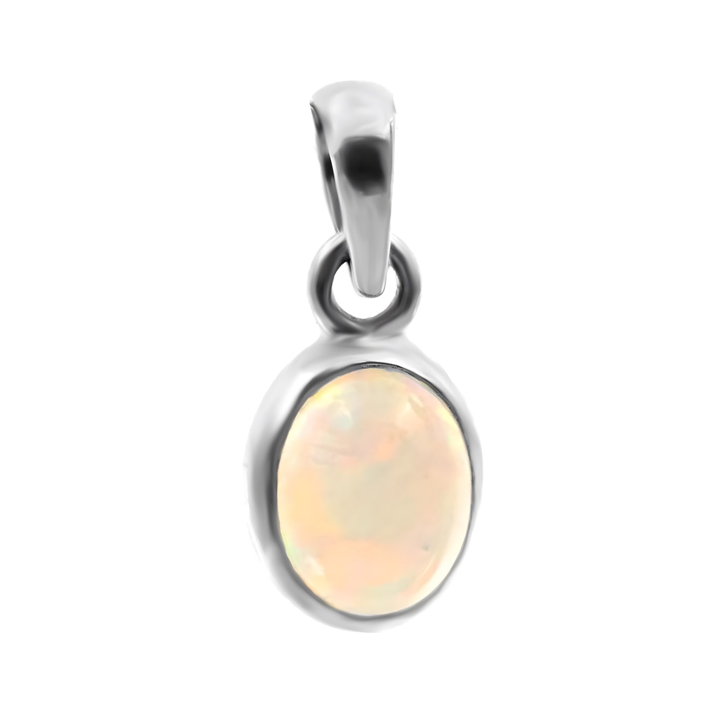 Äthiopischer Opal 925 Sterling Silber Anhänger