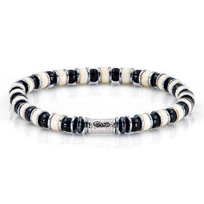 Riverstone Miyuki Perlen 925 Sterling Silber Rohdiniert 6mm