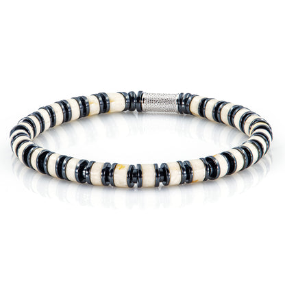 Riverstone Perlen 925 Sterling Silber Rohdiniert 6mm