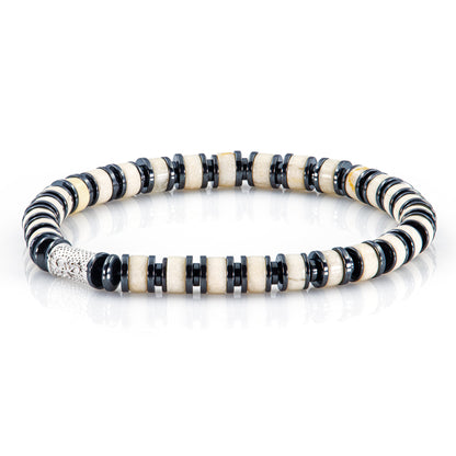 Riverstone Perlen 925 Sterling Silber Rohdiniert 6mm