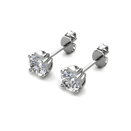 Ohrring 925 Sterling Silber Moissanit Diamant 0,25 Karat