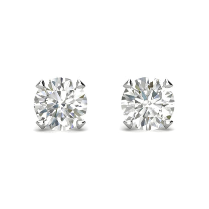 Ohrring 925 Sterling Silber Moissanit Diamant 1,0 Karat