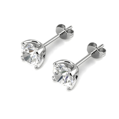 Ohrring 925 Sterling Silber Moissanit Diamant 1,0 Karat