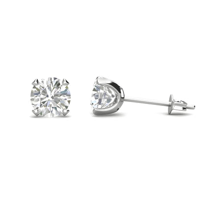 Ohrring 925 Sterling Silber Moissanit Diamant 1,0 Karat