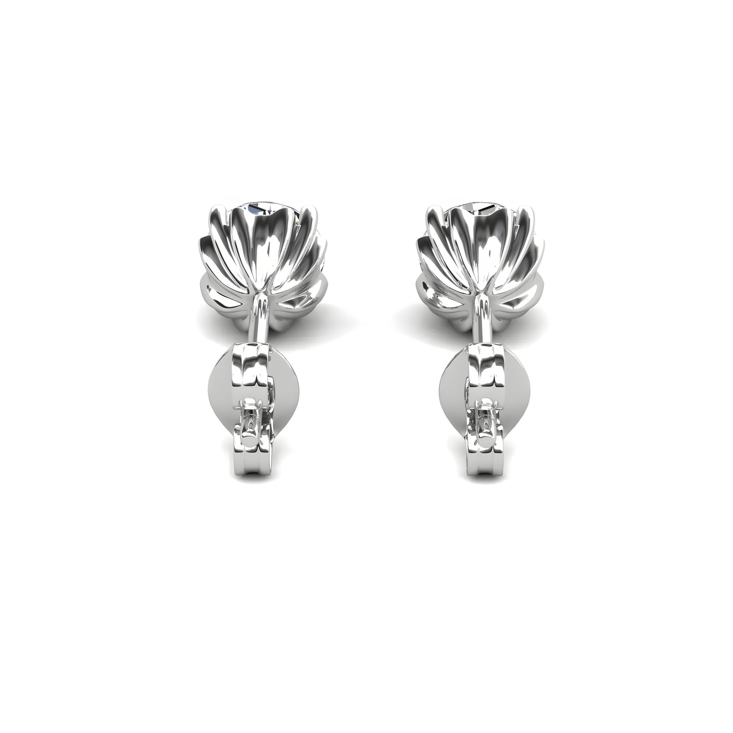 Ohrring 925 Sterling Silber Moissanit Diamant 0,25 Karat