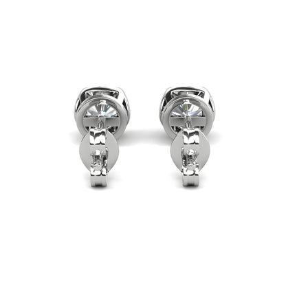 Ohrring 925 Sterling Silber Moissanit Diamant 0,25 Karat