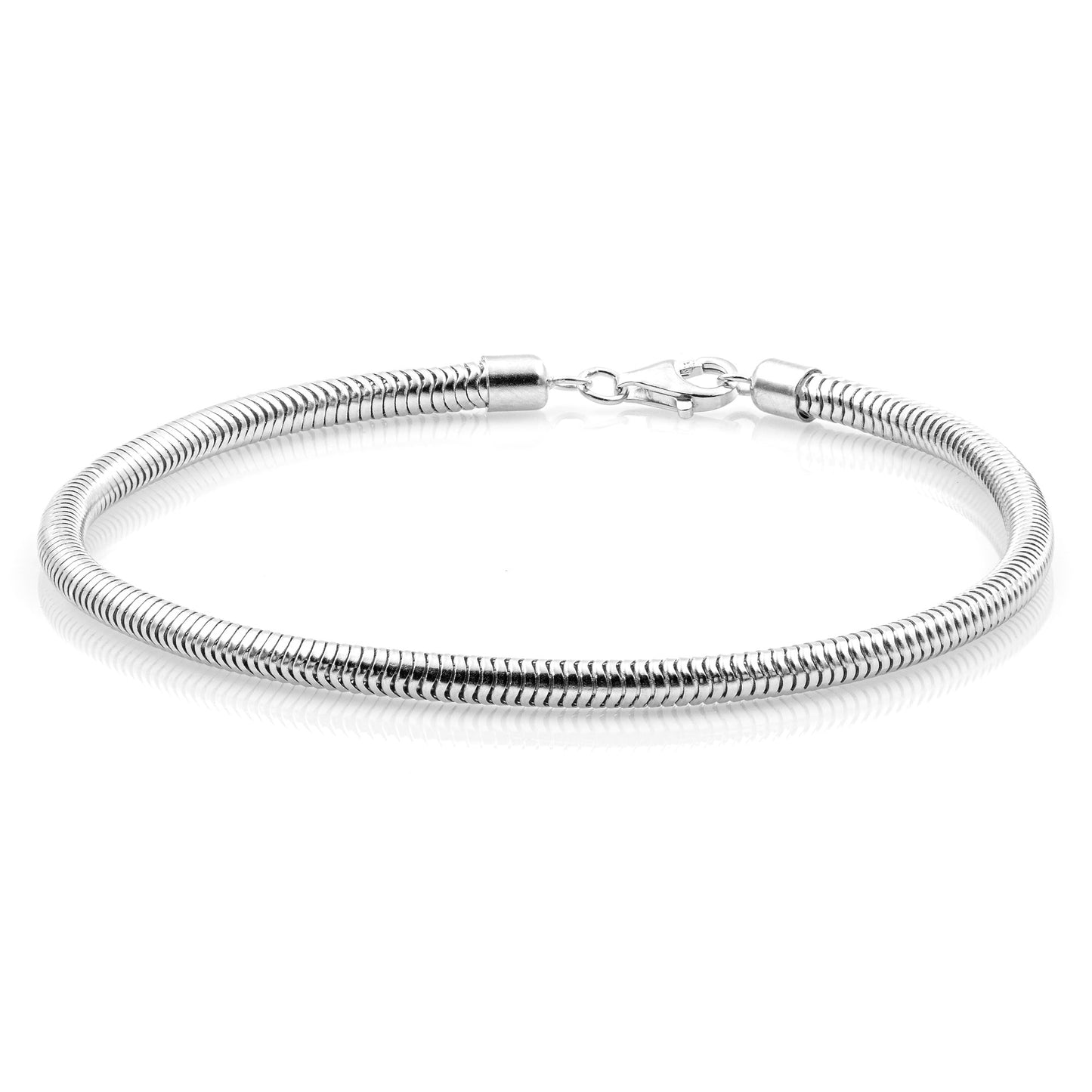 925 Sterling Silber Schlangenkette Armband