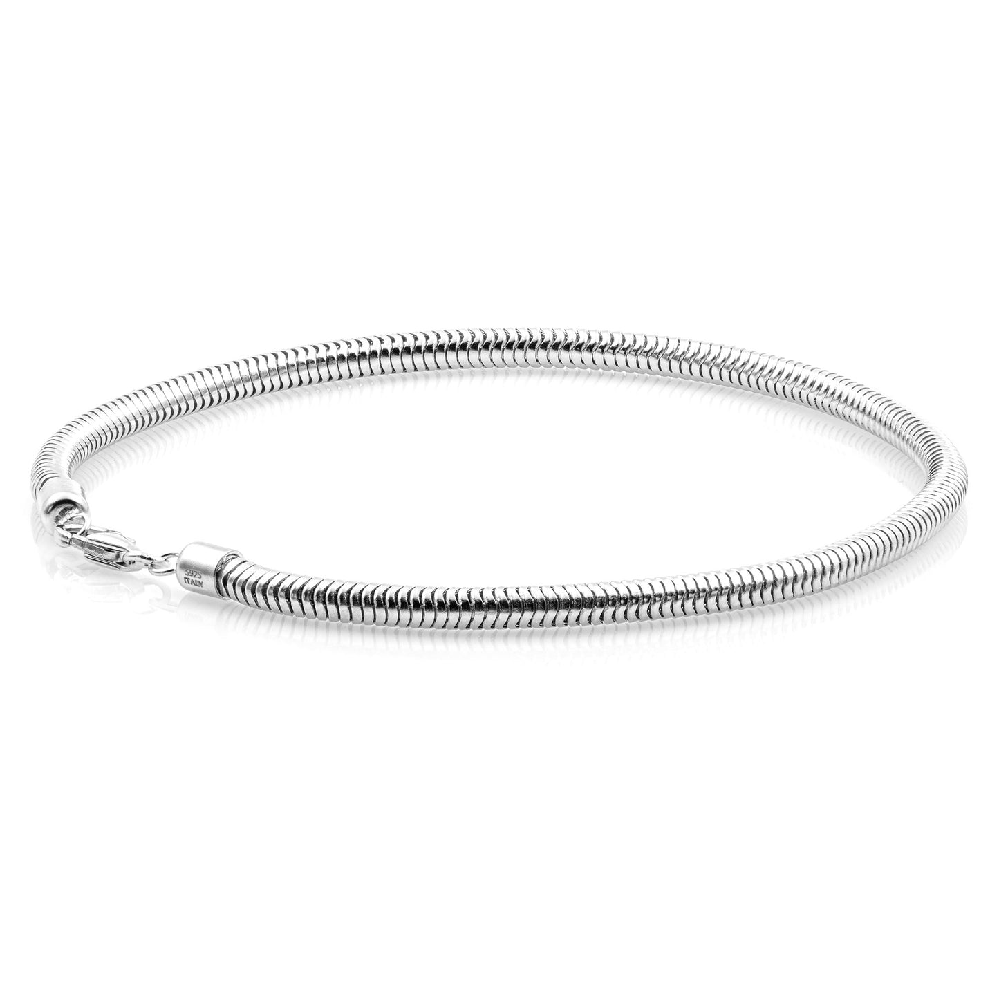 925 Sterling Silber Schlangenkette Armband
