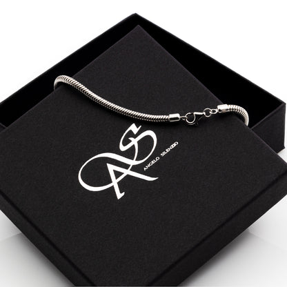 925 Sterling Silber Schlangenkette Armband