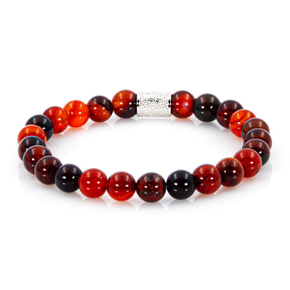 Traum Achat Perlen 925 Sterling Silber Rohdiniert