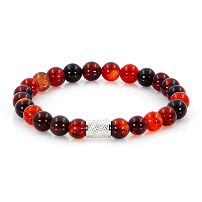 Traum Achat Perlen 925 Sterling Silber Rohdiniert