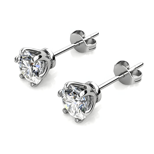 Ohrring 925 Sterling Silber Moissanit Diamant 0,5 Karat