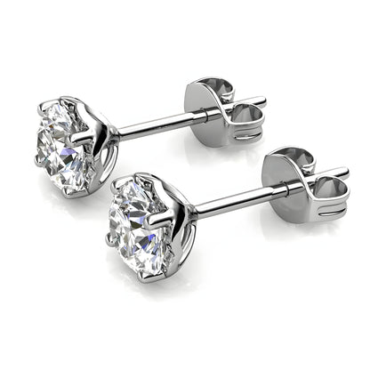 Ohrring 925 Sterling Silber Moissanit Diamant 0,5 Karat