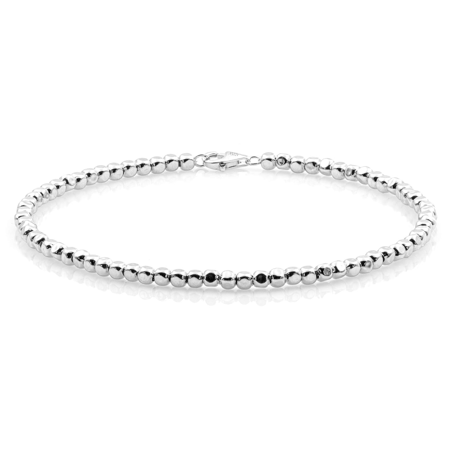 925 Sterling Silber Würfelkette Armband